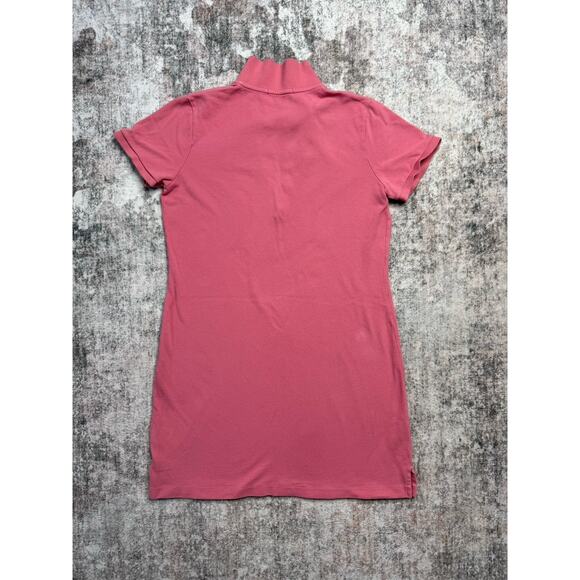 Ralph Lauren Dress XL Cotton Mesh Polo Mauve Pink Preppy Tenniscore Academia - Picture 6 of 6
